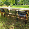 Set Forestry Table + Forestry Bench + Mom Armchair 2x + Mom chair 2x