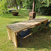 Set Forestry Table + Forestry Bench + Mom Armchair 2x + Mom chair 2x