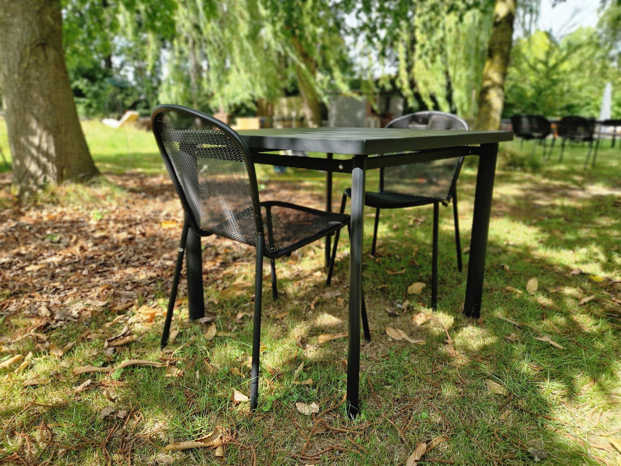 Set Star tafel 90x90 + Ronda X chair x2 - Black