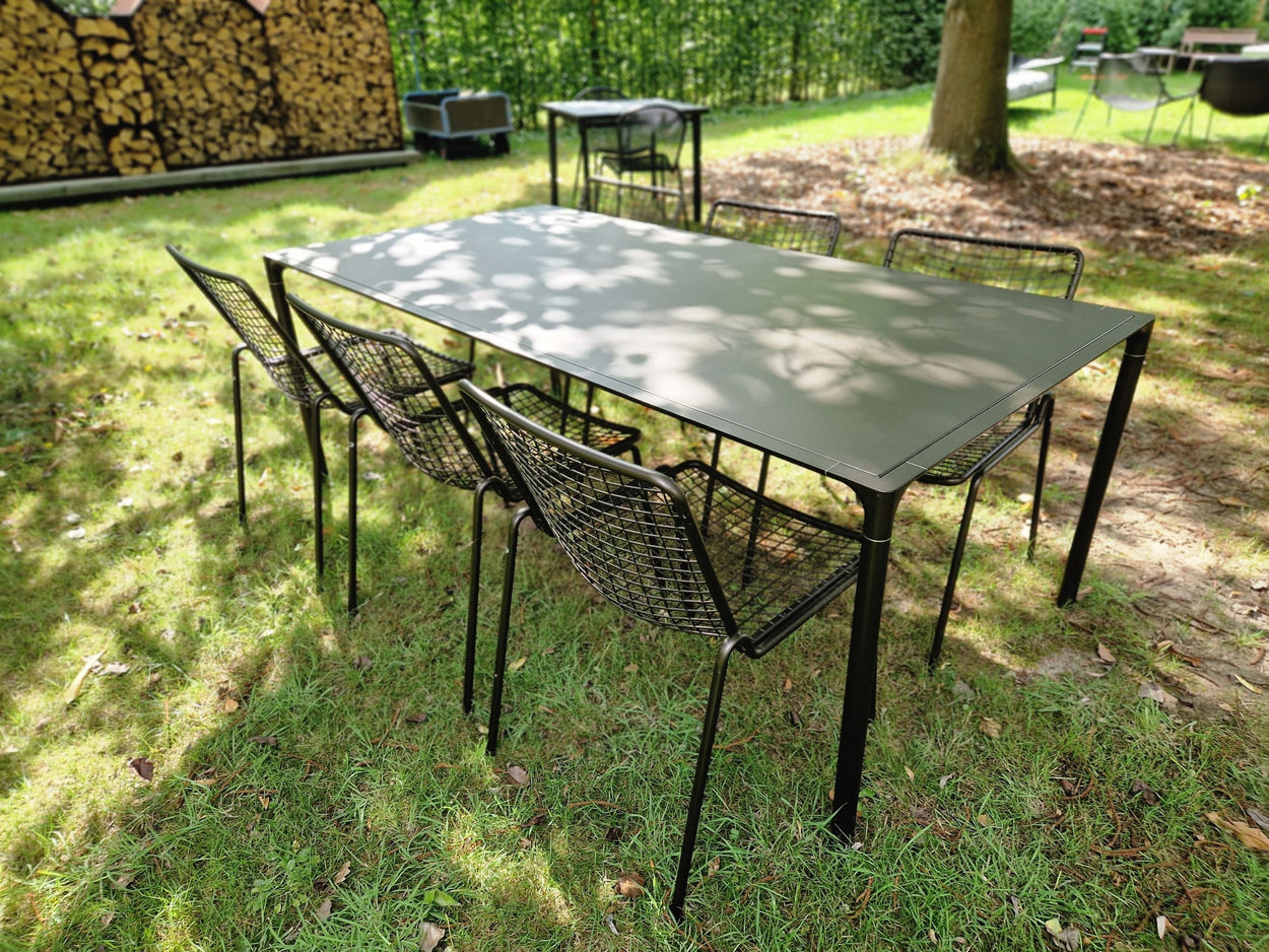 Set Terramare tafel + Rio R50 chair 6x - Indian Brown