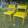 Star armchair x2 - Curry yellow