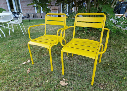 Star armchair x2 - Curry yellow