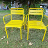 Star armchair x2 - Curry yellow