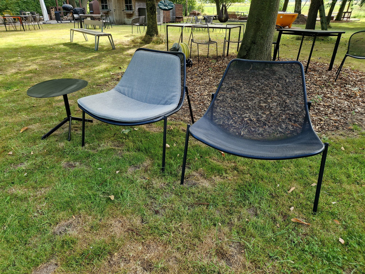 Round Lounge zit- en rugkussen - Grey