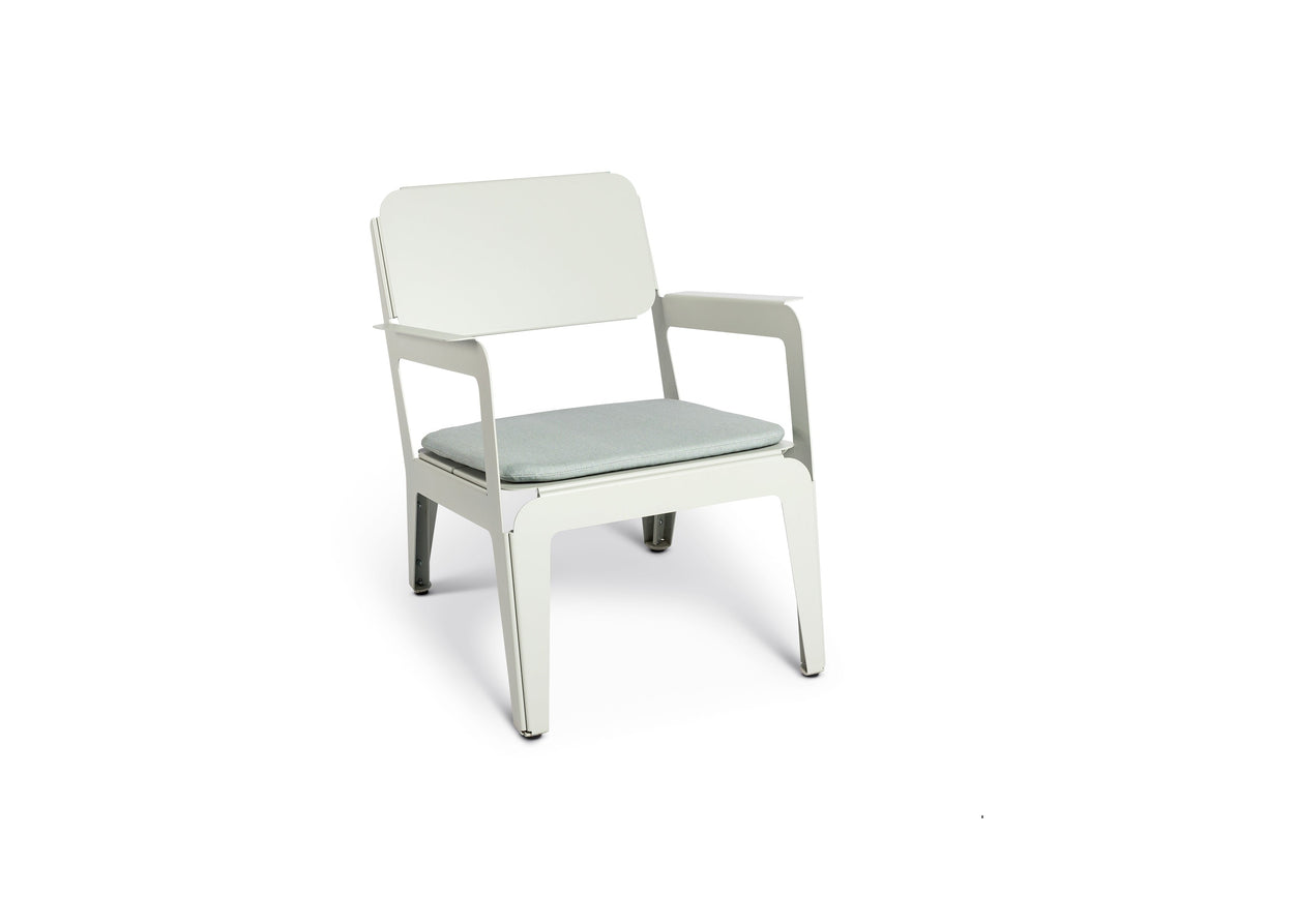Bended Lounger Agate grey + kussen