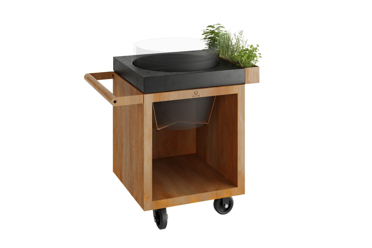 Kamado Table 65 PRO - Corten