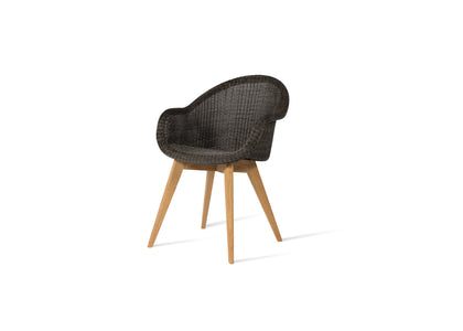 Edgard dining armchair - teak base