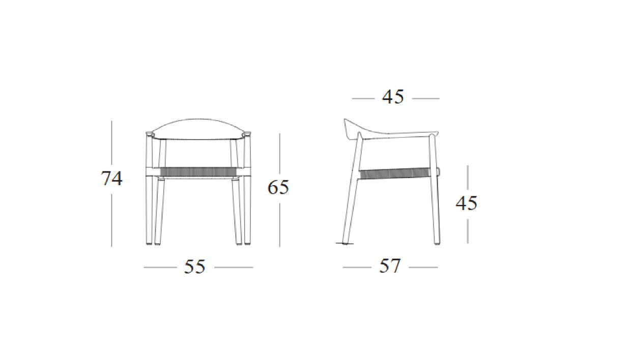 Fika dining armchair