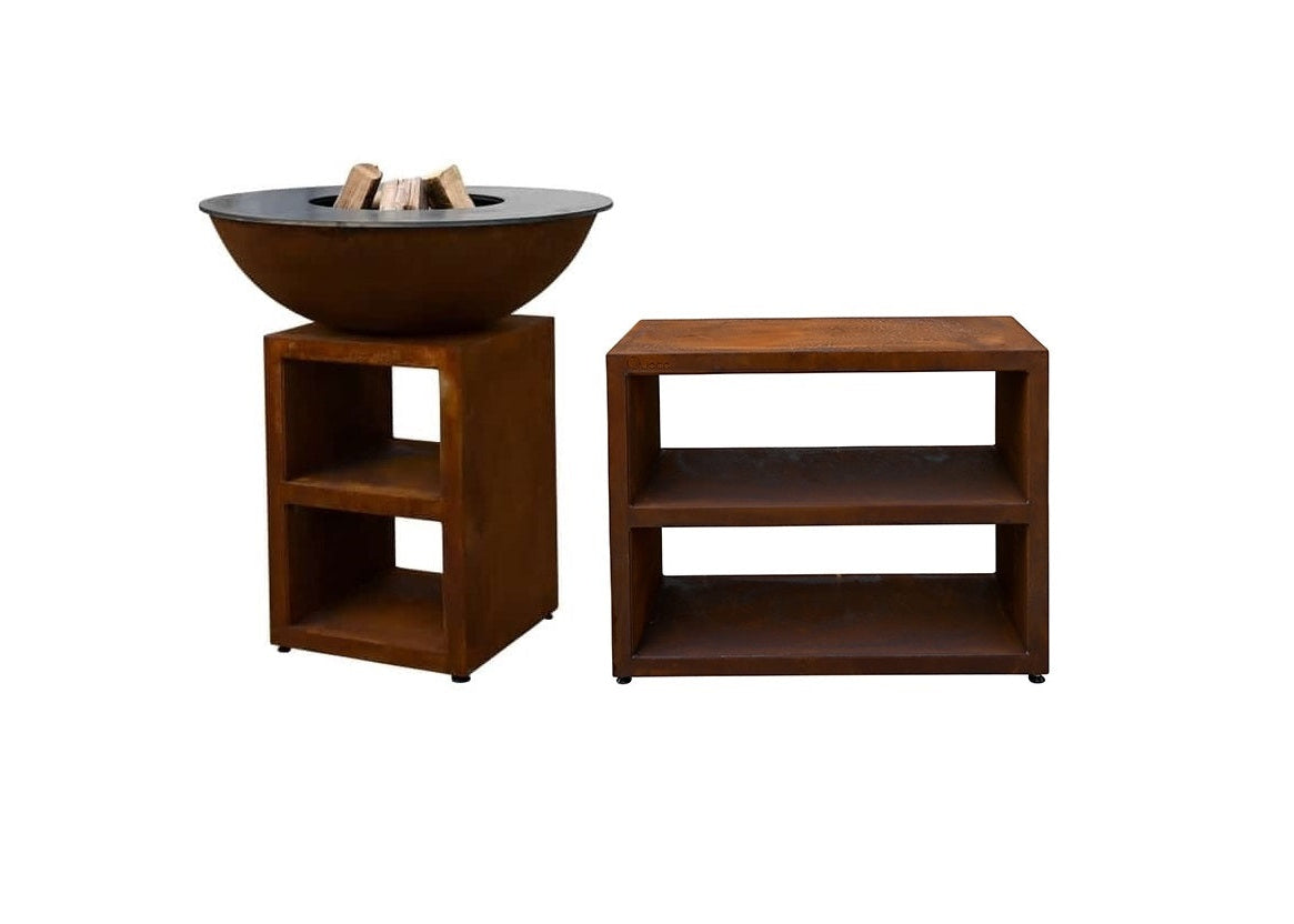 Set Piatto large + Tavolo Large - Corten