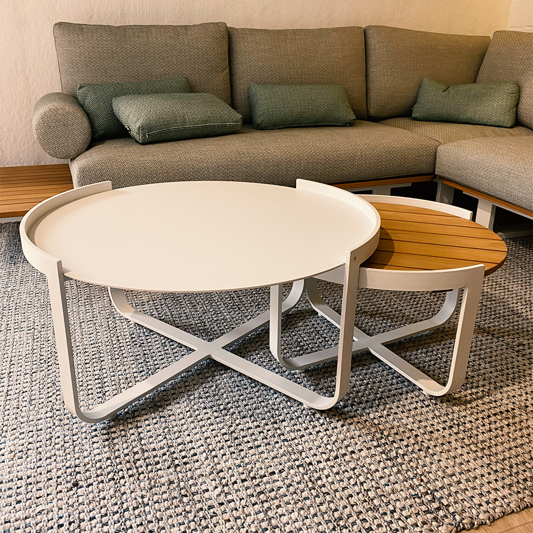 Natural Coffee table - Aluminium