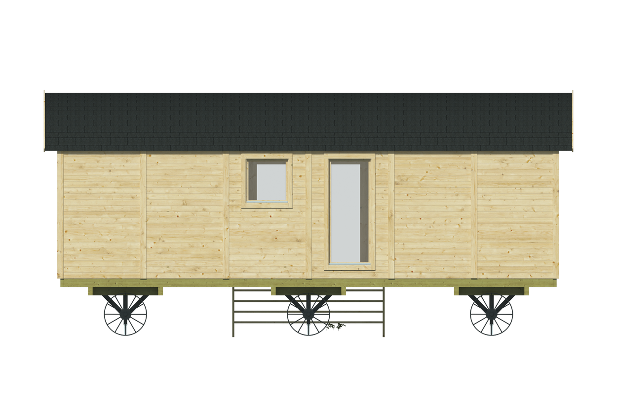 !NIEUW! Pipowagen DAN 720cm bouwpakket / breedte 320cm