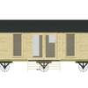 !NIEUW! Pipowagen DAN 720cm bouwpakket / breedte 320cm