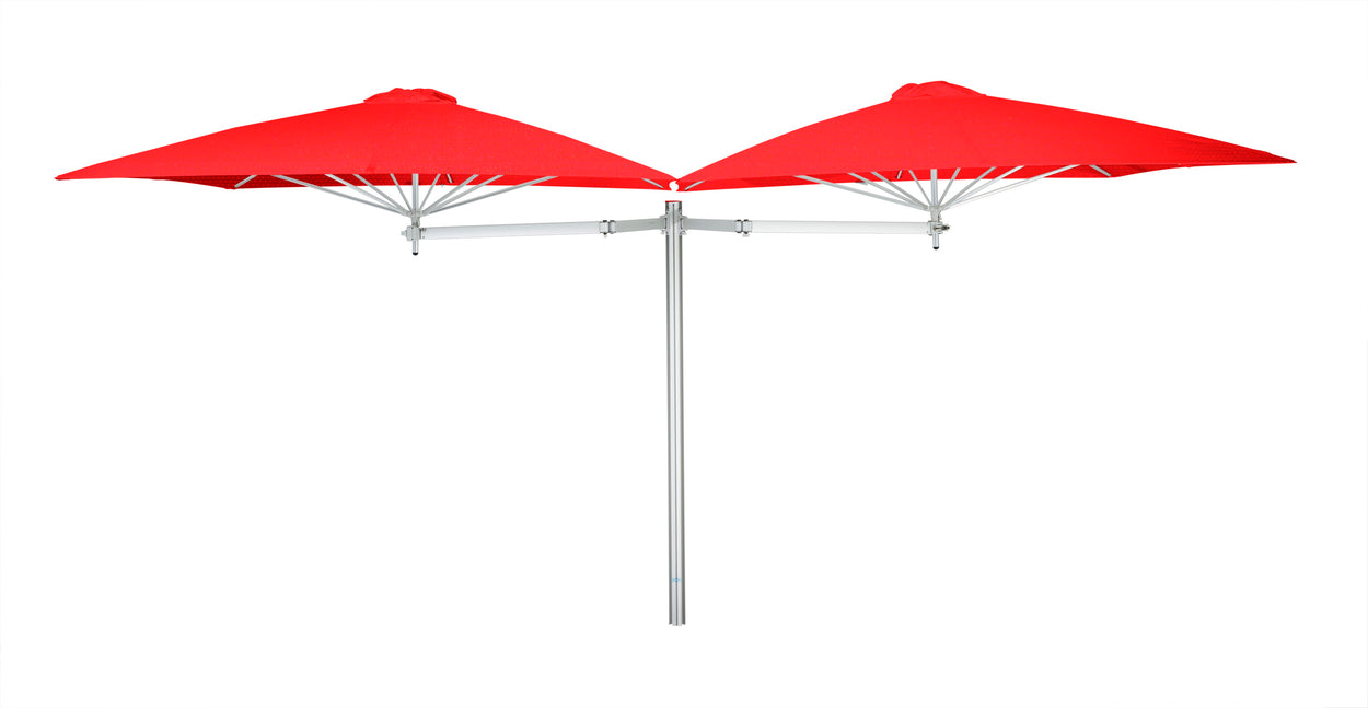 Paraflex standaard - DUO parasol - Vierkant