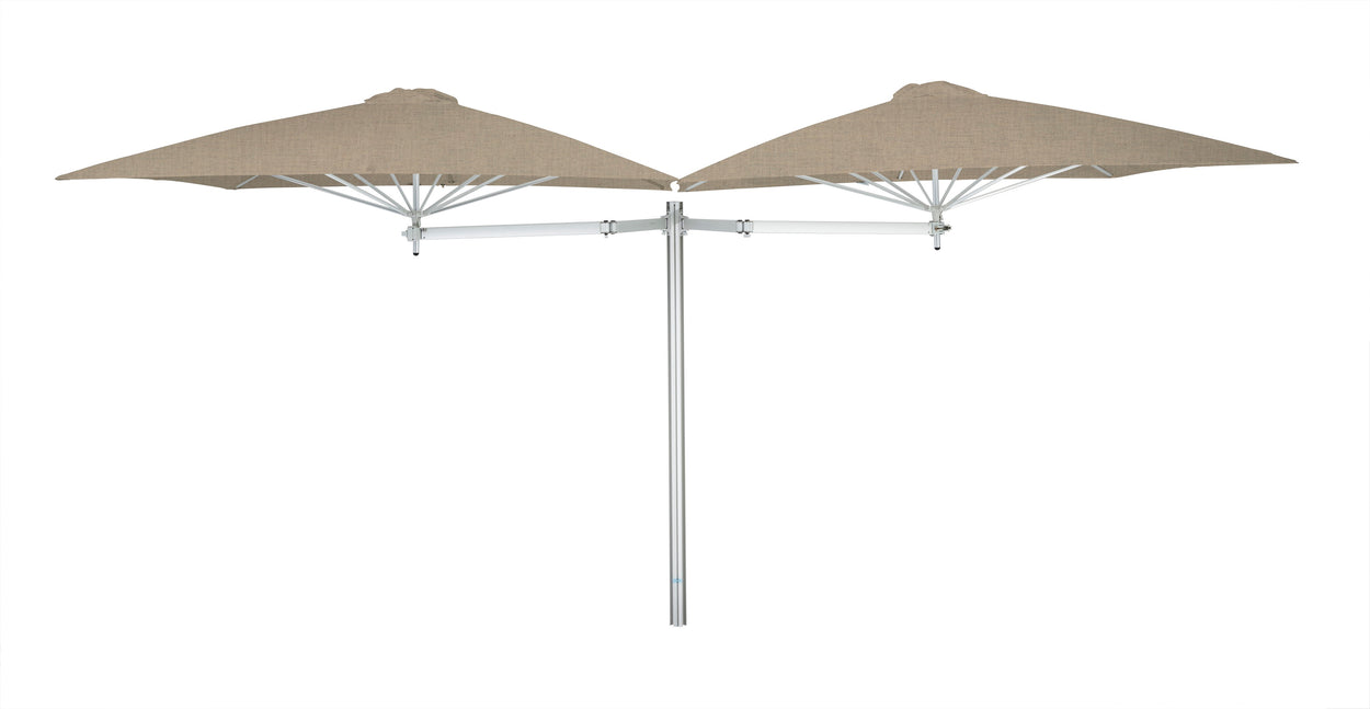 Paraflex standaard - DUO parasol - Vierkant