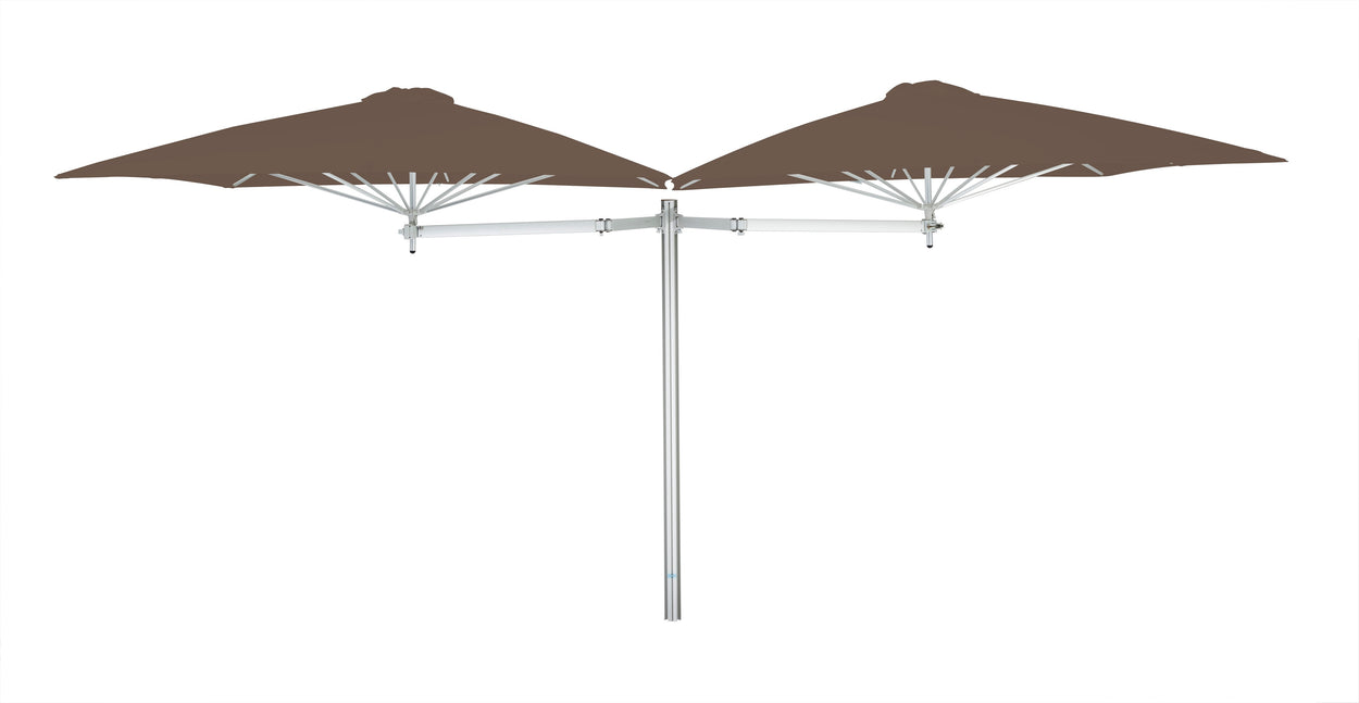 Paraflex standaard - DUO parasol - Vierkant