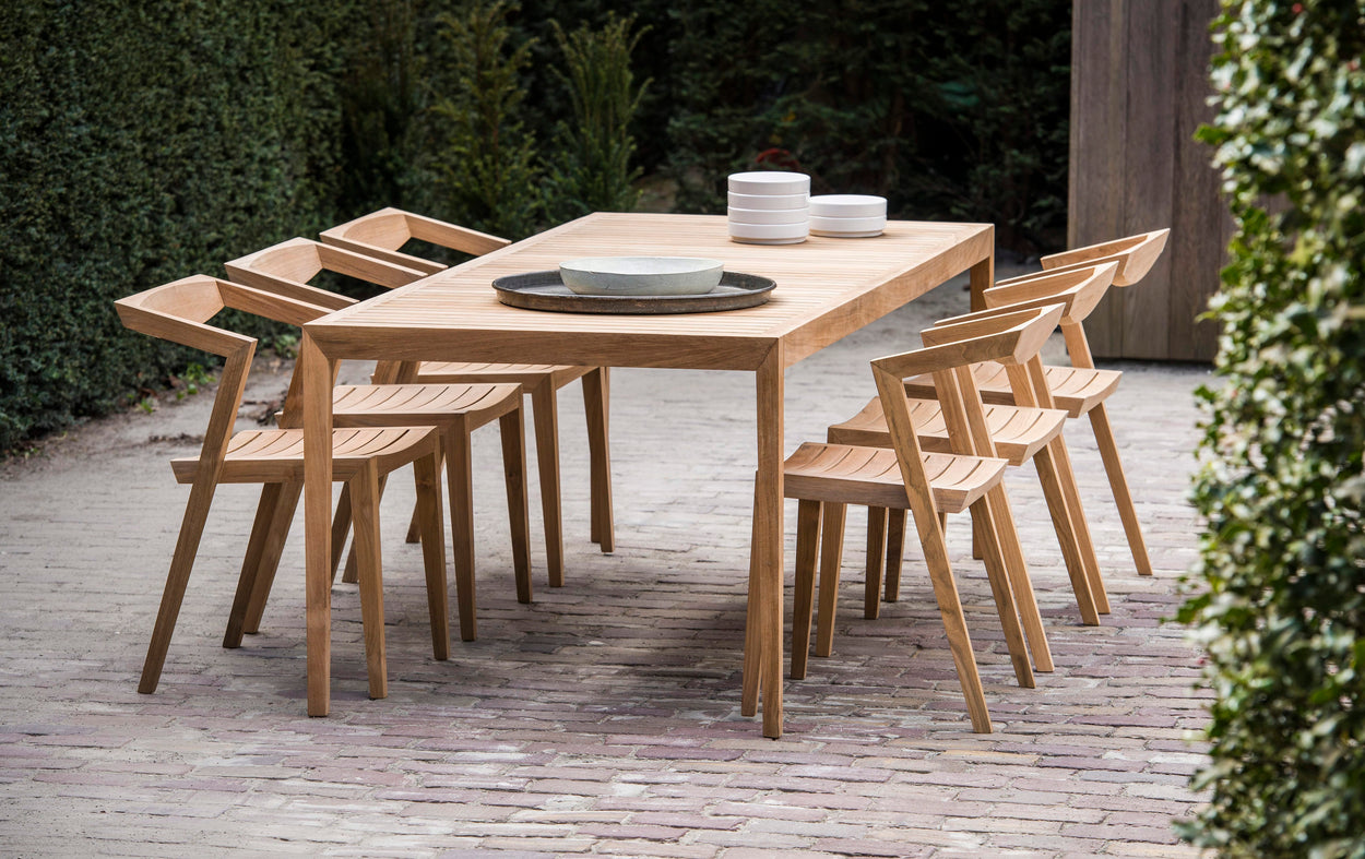 Set Urban Table en Urban Armchair x6