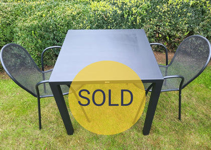 Set Nova tafel 80x80 / Ronda Armchair x2