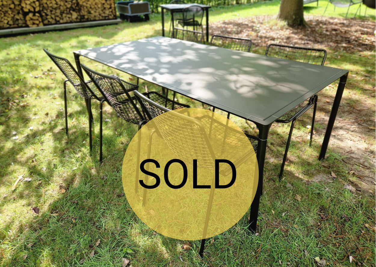 Set Terramare tafel + Rio R50 chair 6x - Indian Brown