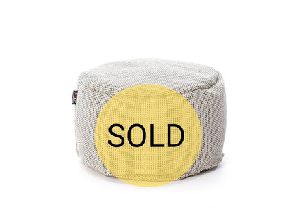 Dotty Poef rond 50cm out/indoor - Beige