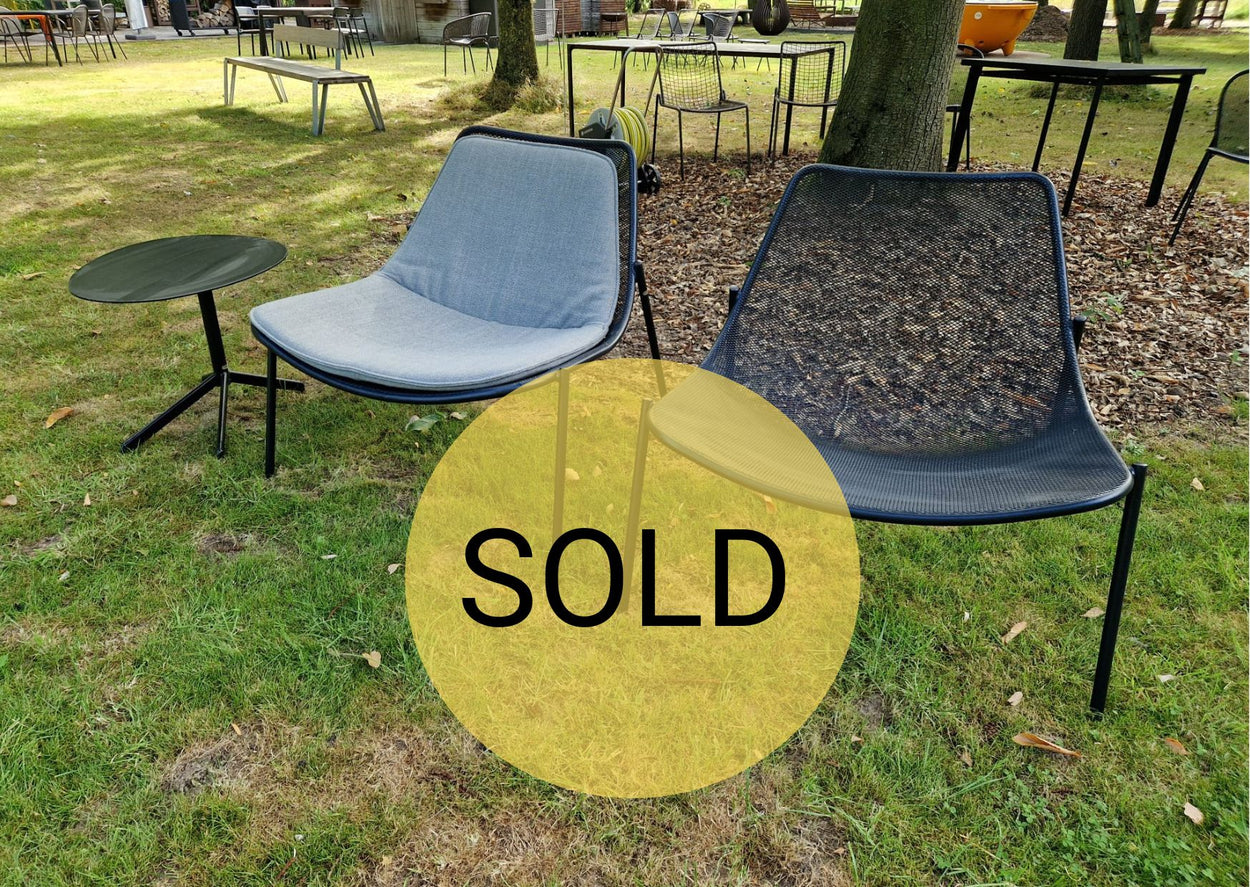 Round Lounge zit- en rugkussen - Grey