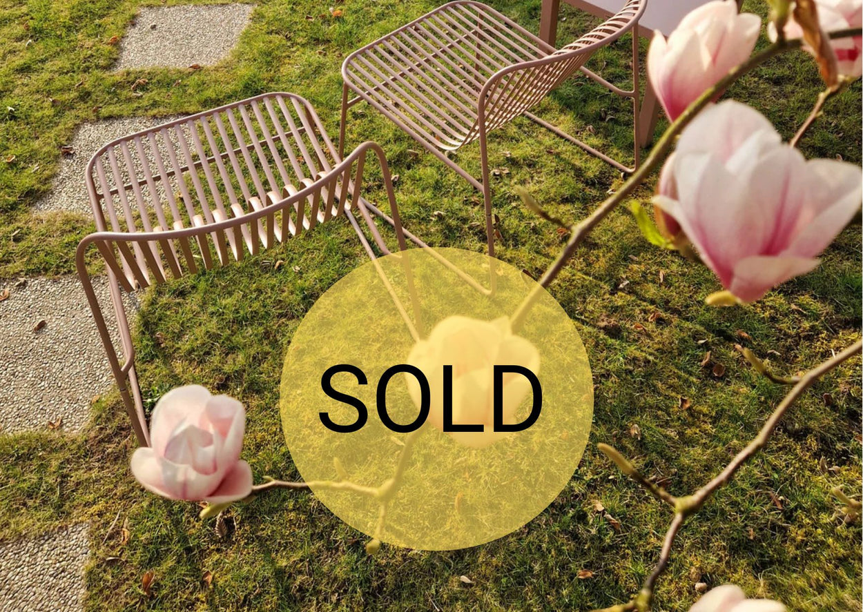 Set Riviera lounge chair x2 + Round coffee table