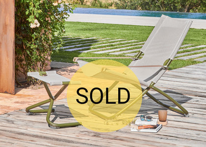 Set Snooze loungestoel + footstool - Military Green