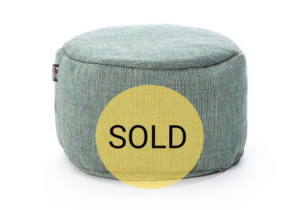Dotty Poef rond 70cm out/indoor - Turquoise