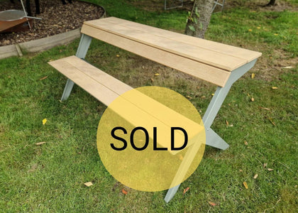 Tablebench - Cement Grijsgroen