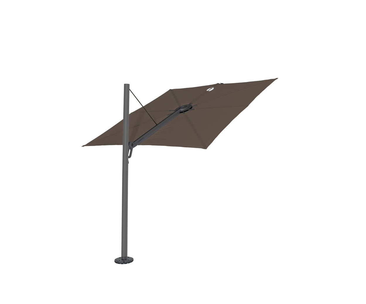Spectra standaard - zwevende parasol 2,5 m -  STRAIGHT 90°