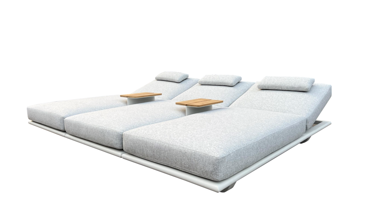 Flex Sunlounger Triple + Headrest