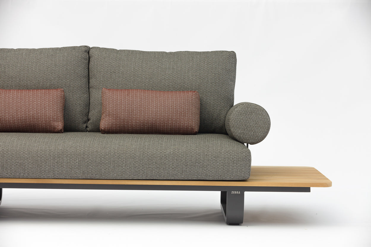 Natural Double lounge + lounge armrest - 2 kleuren