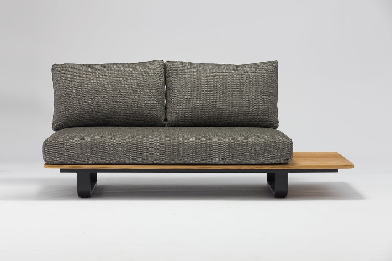 Natural Double lounge + lounge armrest - 2 kleuren