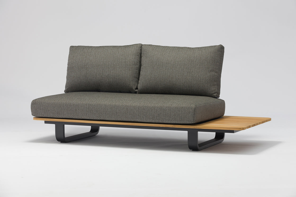 Natural Double lounge + lounge armrest - 2 kleuren