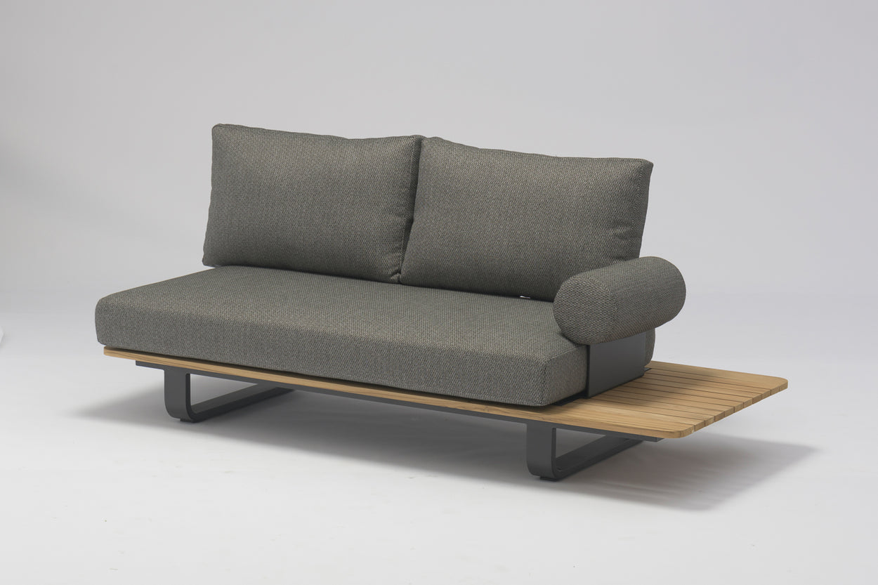 Natural Double lounge + lounge armrest - 2 kleuren