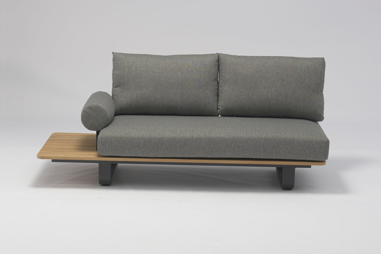 Natural Double lounge + lounge armrest - 2 kleuren