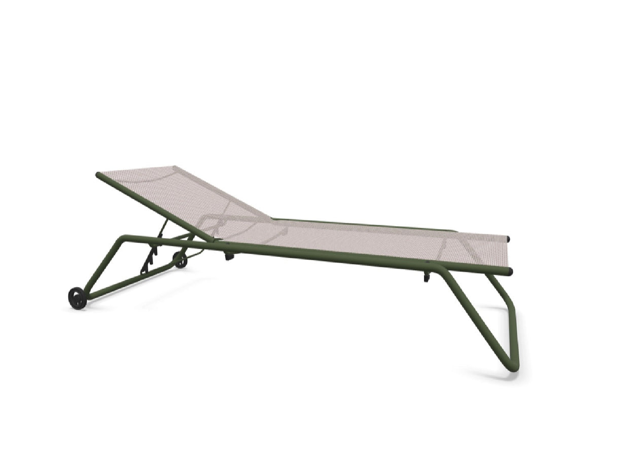 Snooze Stackable Sunbed - Military green