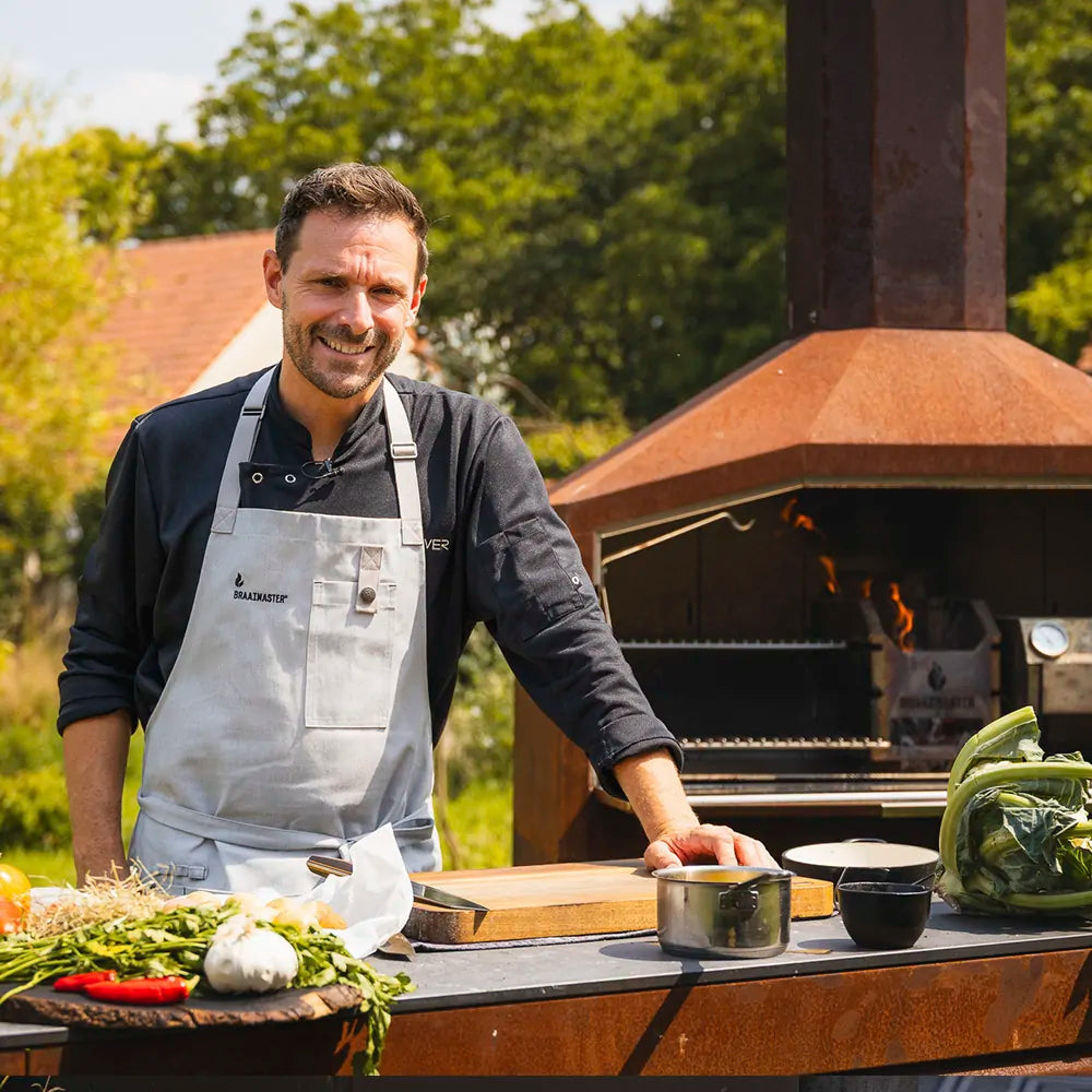 Braaimaster schort - 3 colors