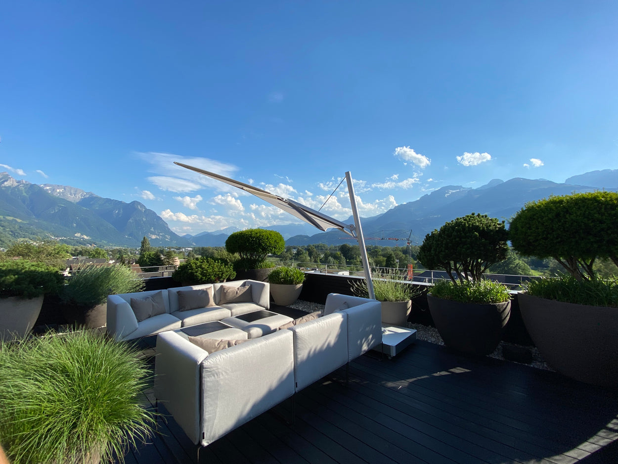 Spectra standaard - zwevende parasol 3 m -  FORWARD 80°