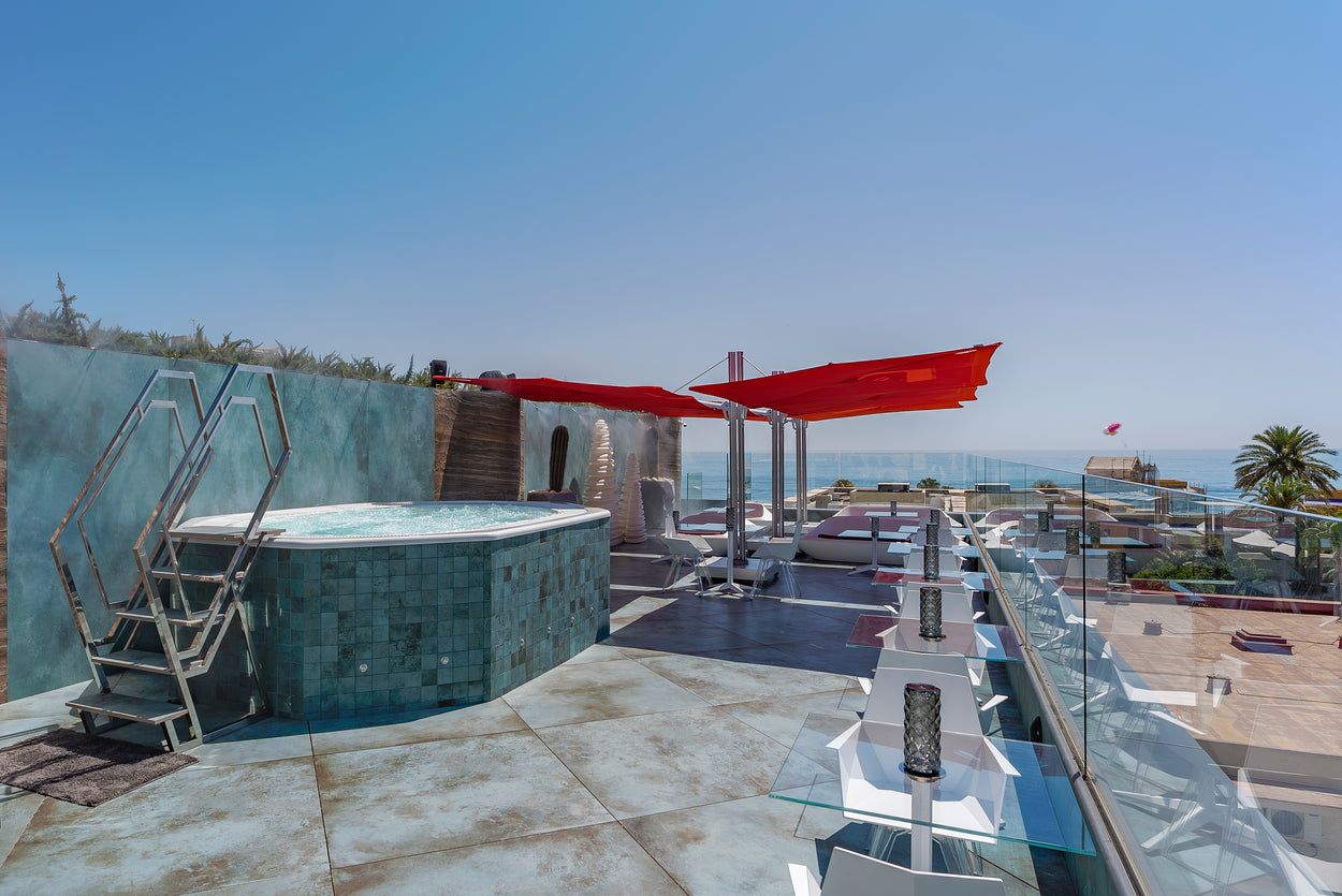 Spectra standaard - DUO - zwevende parasol