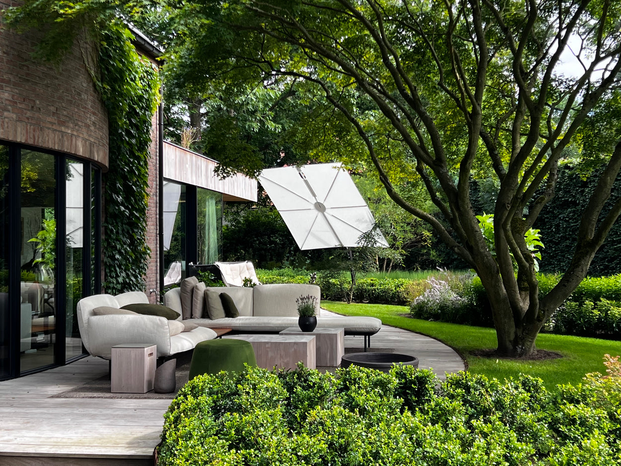 Spectra standaard - zwevende parasol 2,5 m -  STRAIGHT 90°