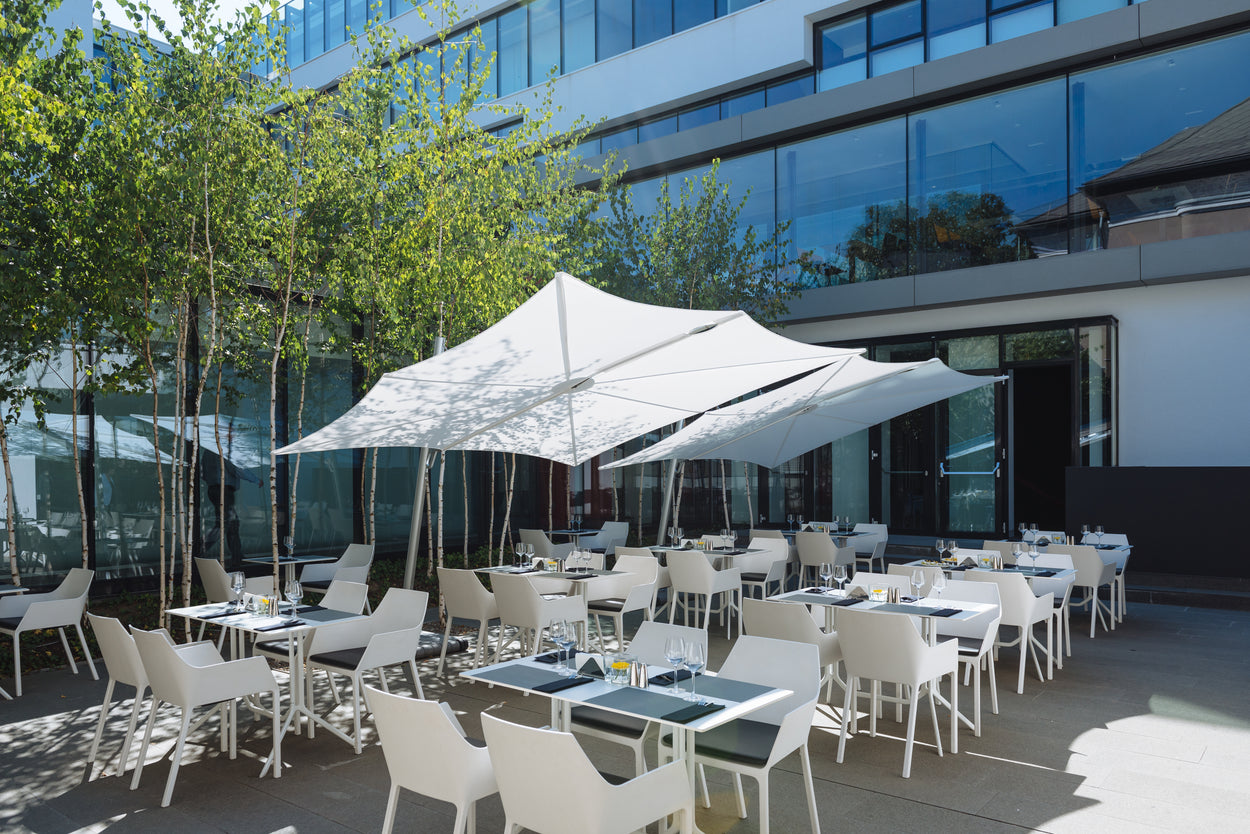 Spectra standaard - DUO - zwevende parasol