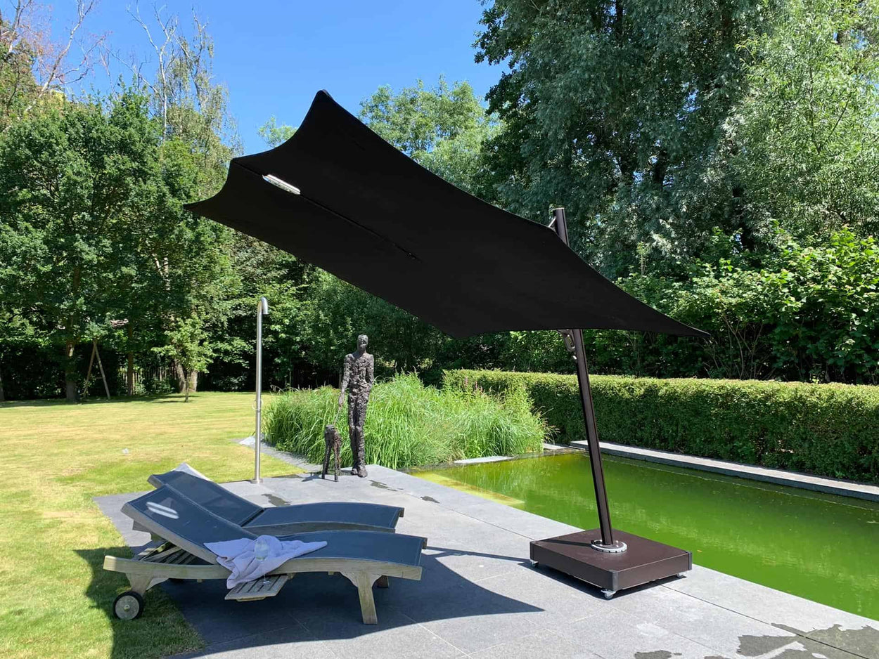 Spectra standaard - zwevende parasol 2,5 m -  FORWARD 80°