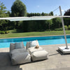 Spectra standaard - zwevende parasol 3 m -  FORWARD 80°