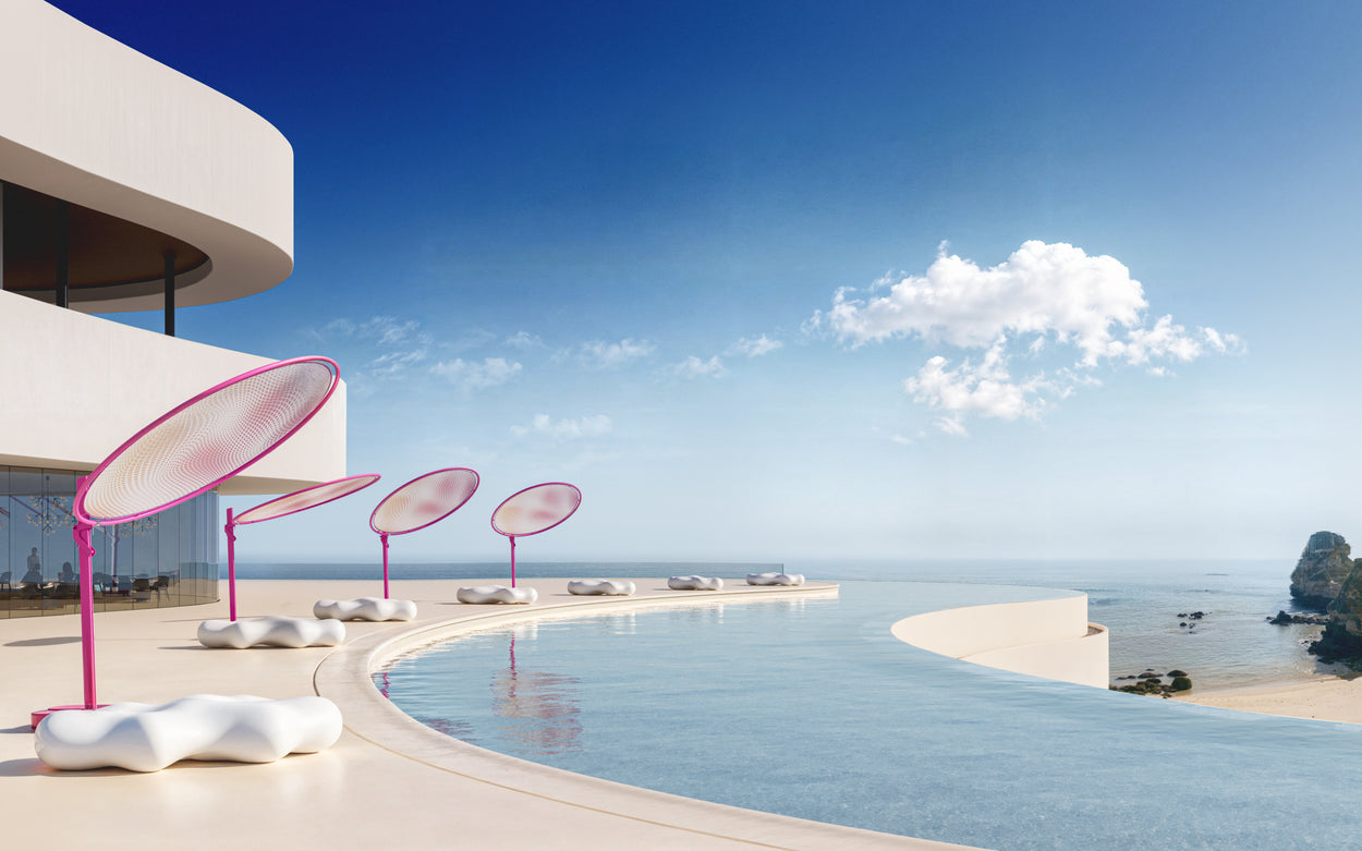 Eclipsum UX - zwevende parasol Ø 3 m