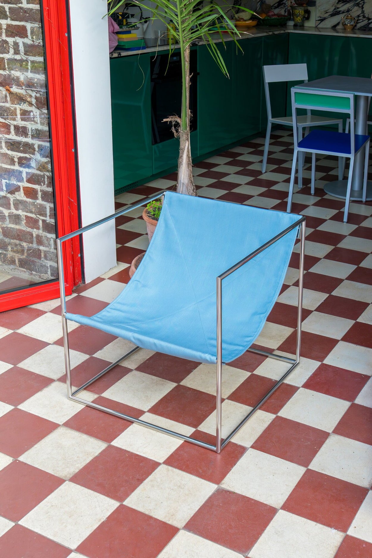 Solo seat stainless steel - by Muller Van Severen