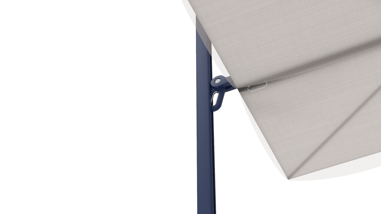 Versa PX - zwevende parasol 3 m -  FORWARD 80°