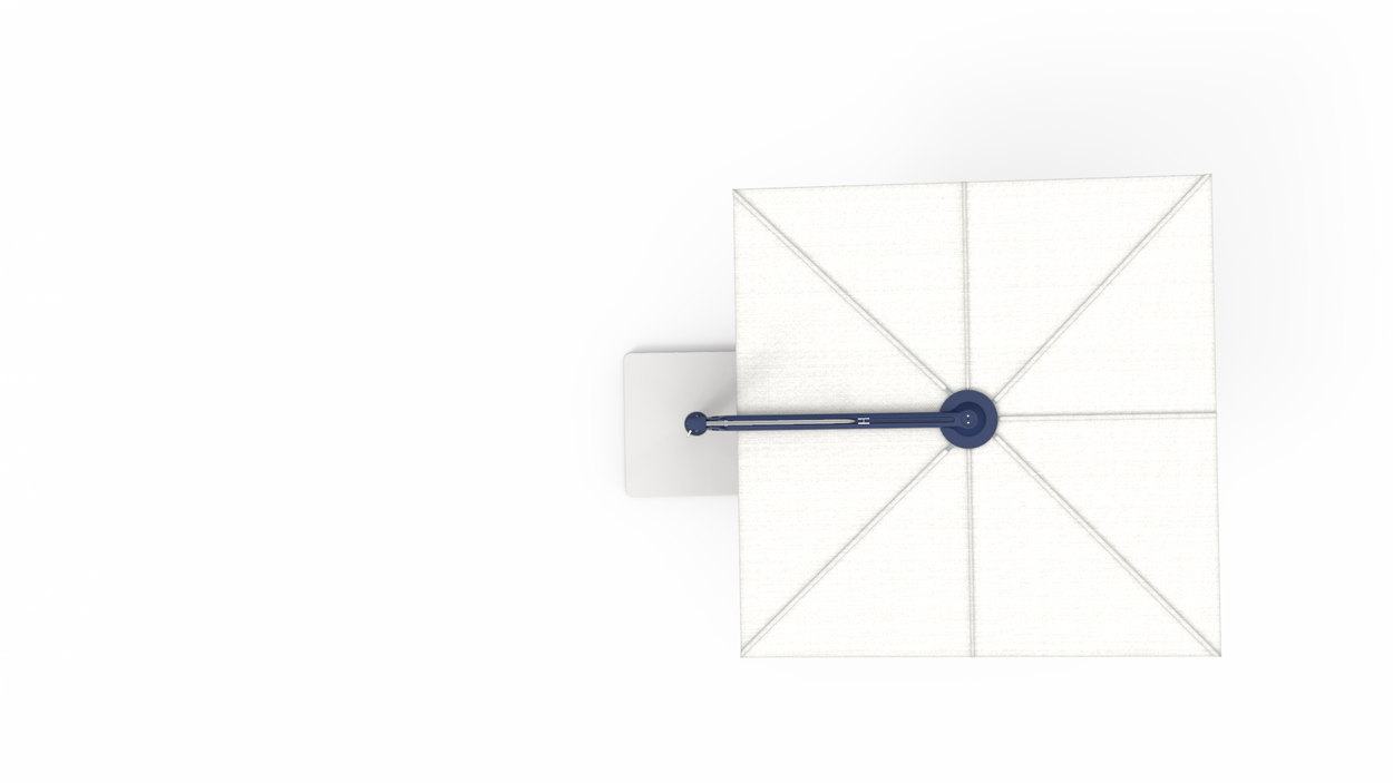 Versa PX - zwevende parasol 3 m -  FORWARD 80°