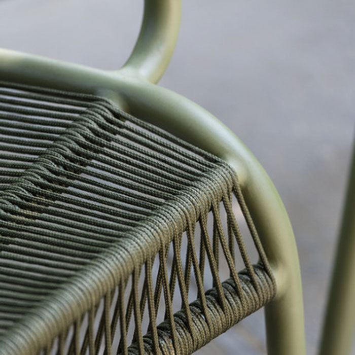 Set Loop lounge Chair / Loop footrest / Loop side table Moss