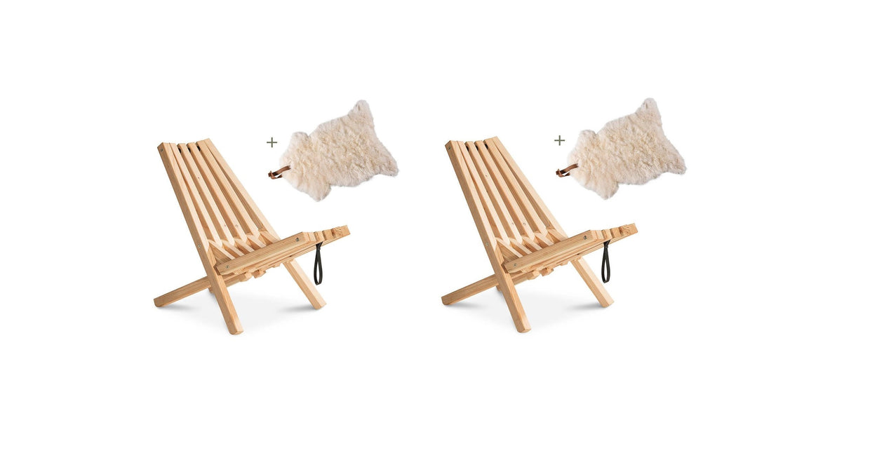 2x Fieldchair + Sheepscoat