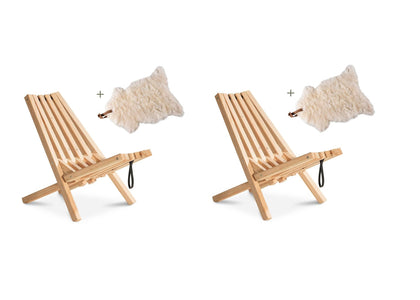 2x Fieldchair + Sheepscoat